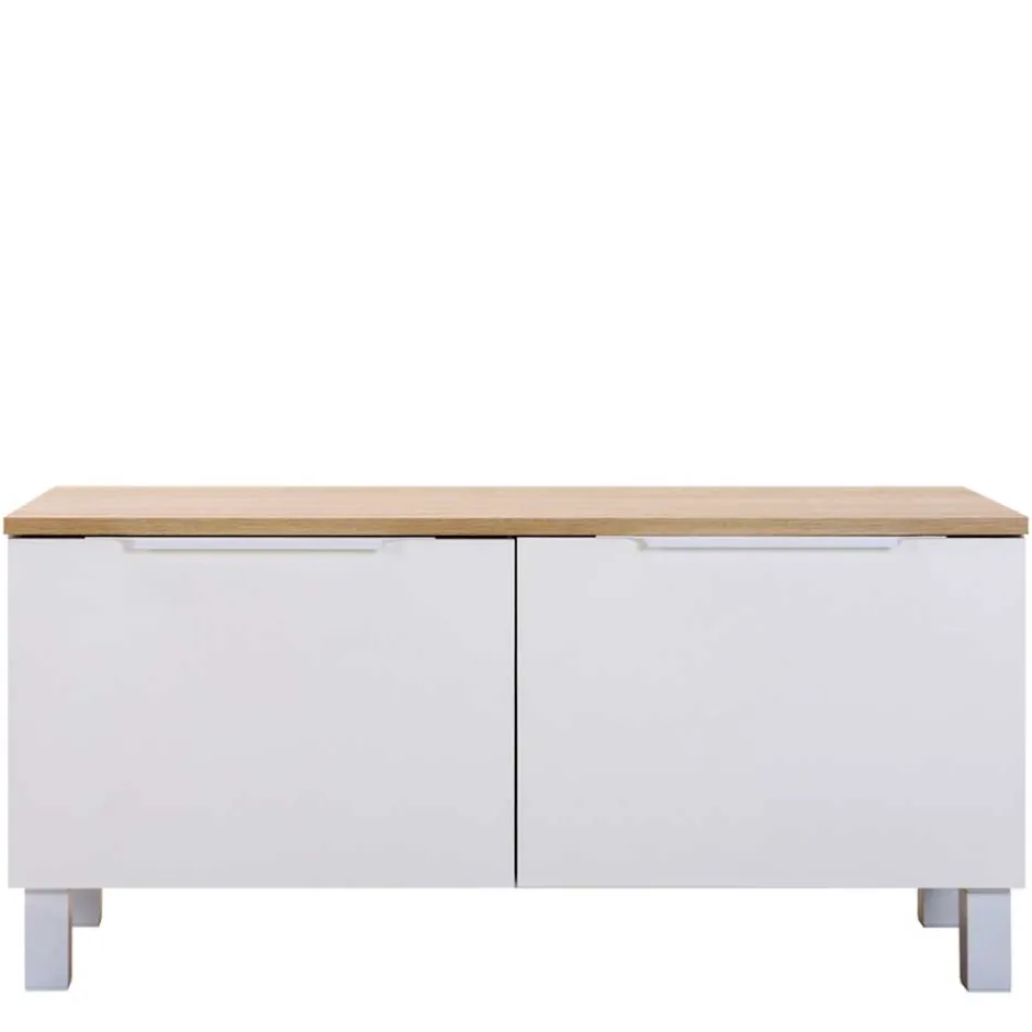 93x44x35 Kleiner TV Unterschrank in Weiß - Astrid^Wohnen Best