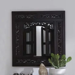 80x90x5 Kolonialstil Spiegel mit zwei Türen - Islando^Wohnen Sale