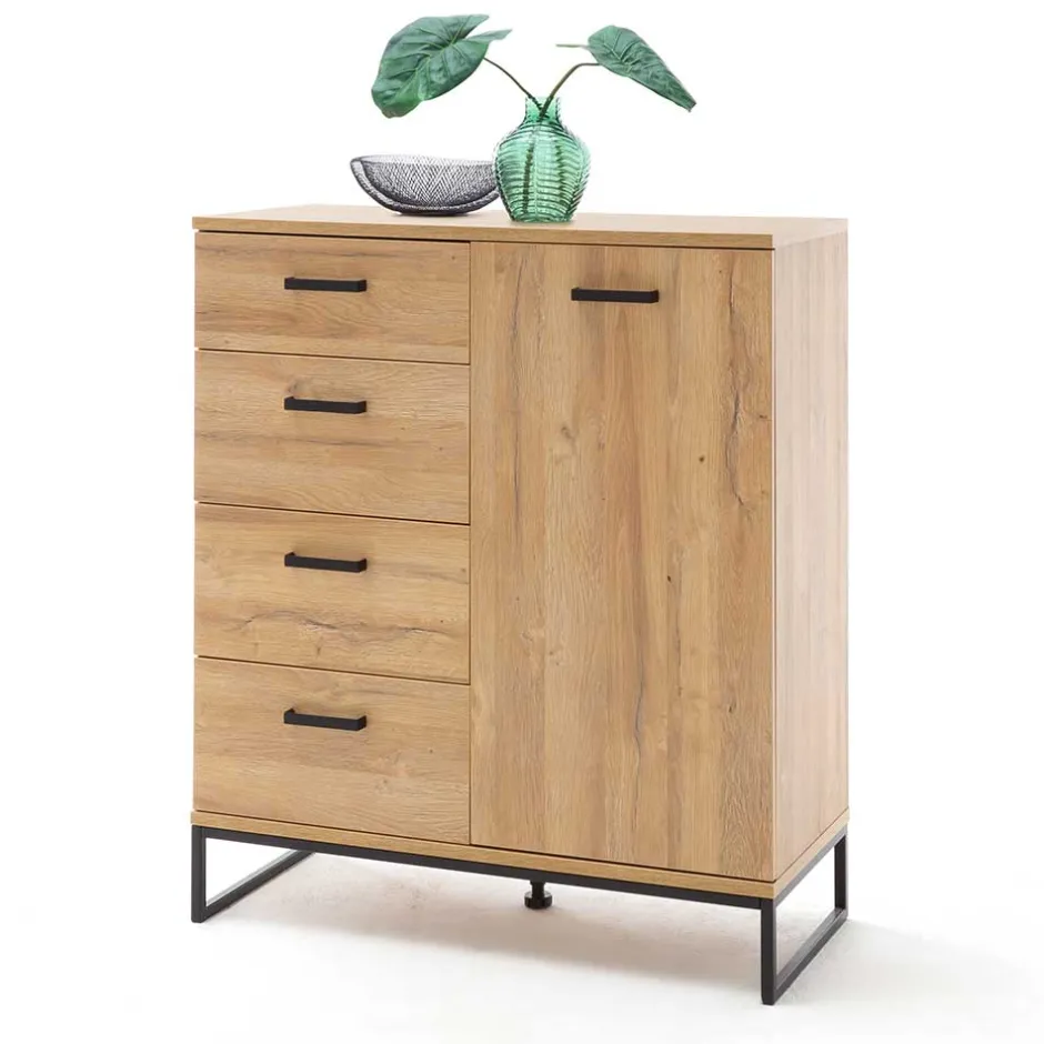 101x116x44 Kombi Kommode mit Bügelgestell - Truvisas^Wohnen