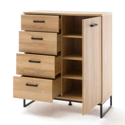 101x116x44 Kombi Kommode mit Bügelgestell - Truvisas^Wohnen