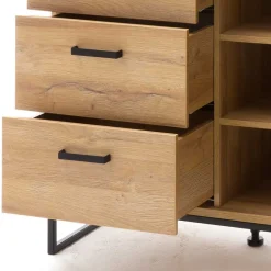 101x116x44 Kombi Kommode mit Bügelgestell - Truvisas^Wohnen