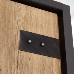 Wohnen 200x216x58 Kombi-Kleiderschrank mit Spiegeln - Bram