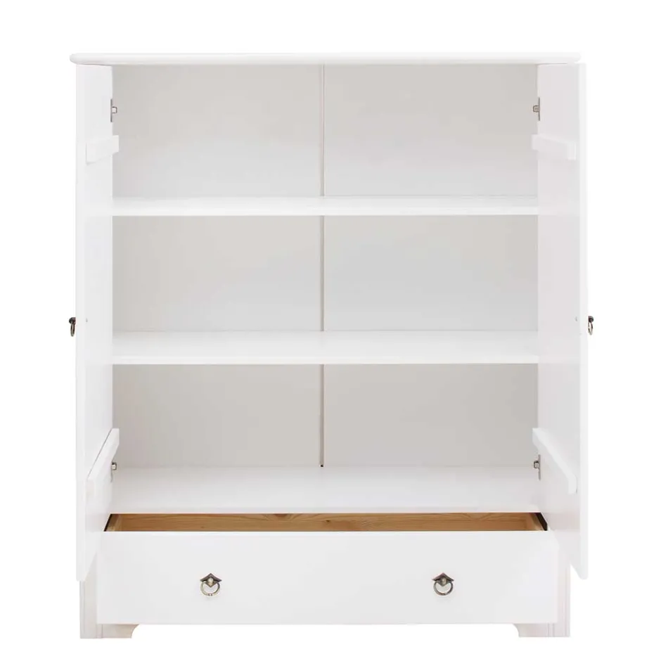 Wohnen 106x126x38 Kommode mit Doppeltür - Velriva