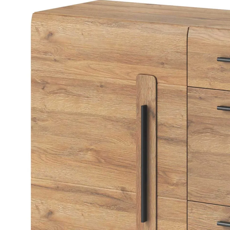 120x86x39 Kommode mit drei Schubladen & Tür - Aberdeen^Wohnen Best