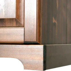 Wohnen 145x84x40 Kommode mit Glas im Kolonialstil - Jurcavs