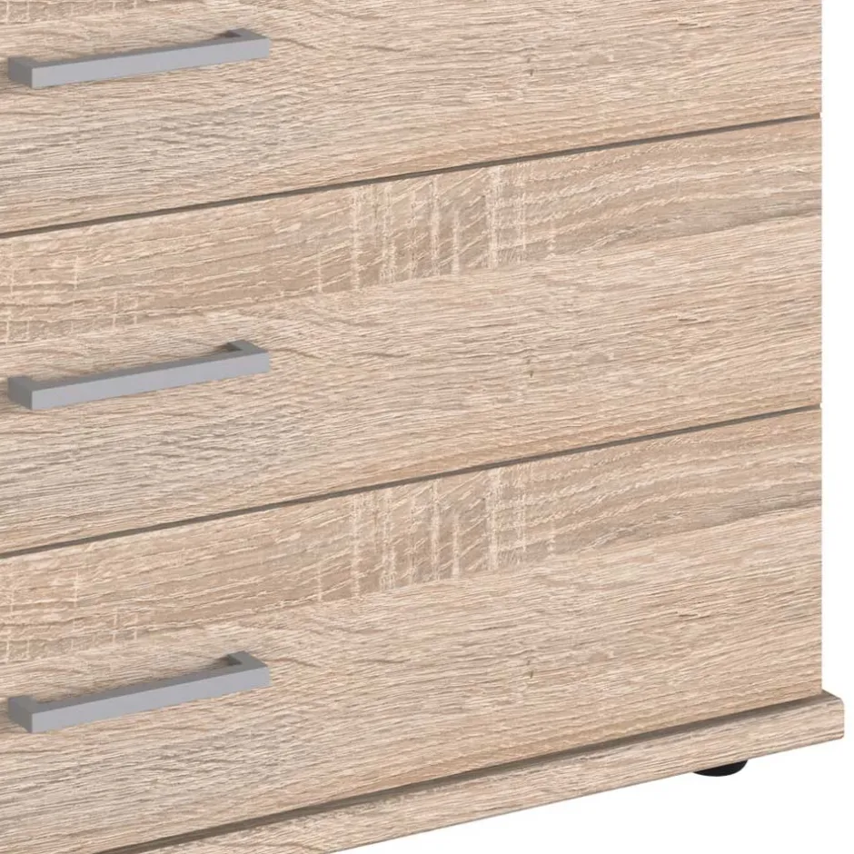 Wohnen 90x103x40 Kommode mit sieben Schubladen - Fabricus