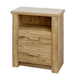 60x71x44 Kommode mit zwei Schubladen & Fach - Zamron^Wohnen Online