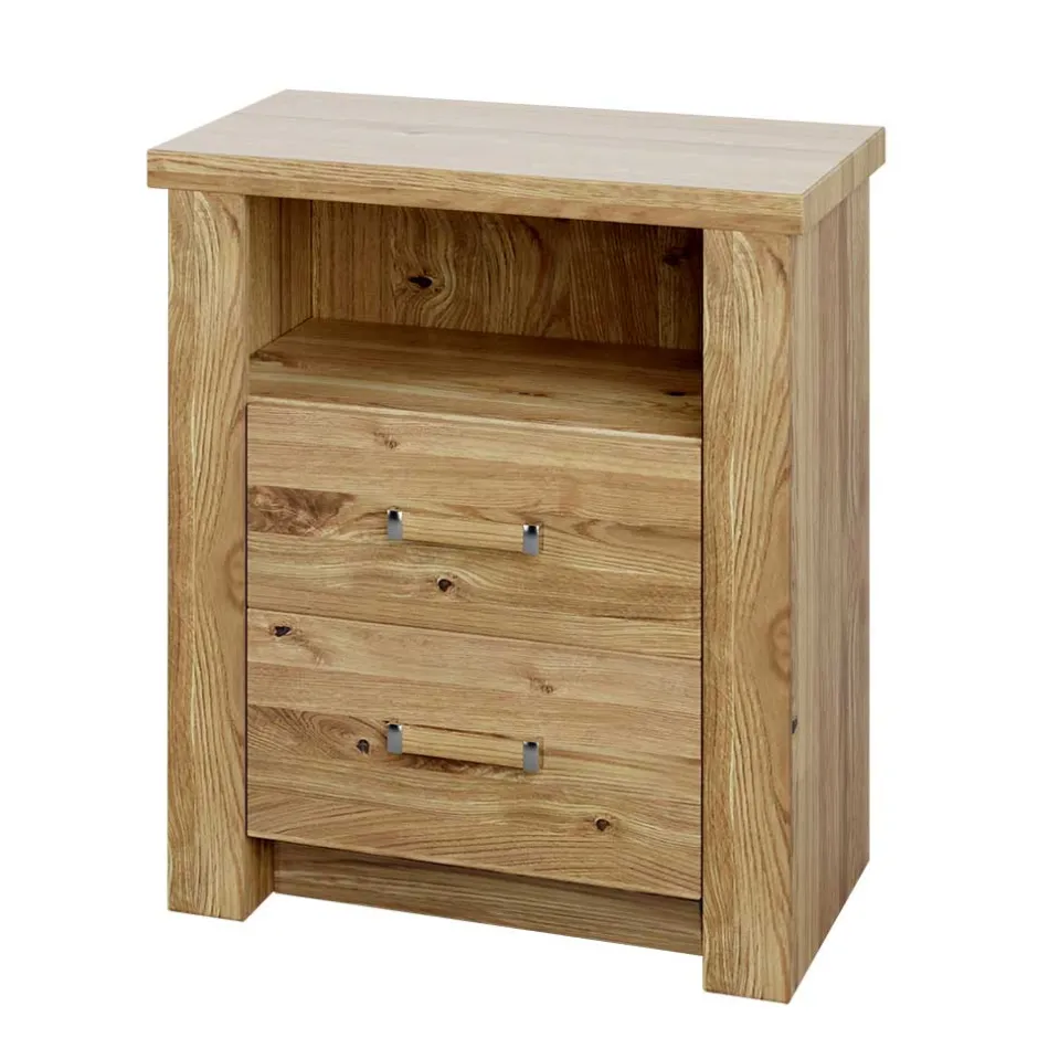 60x71x44 Kommode mit zwei Schubladen & Fach - Zamron^Wohnen Online