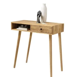 80x80x35 Konsolentisch aus Eiche massiv - Kopiana^Wohnen Outlet