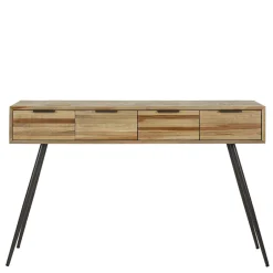 Wohnen 120x73x30 Konsolentisch mit vier Schubladen - Fire