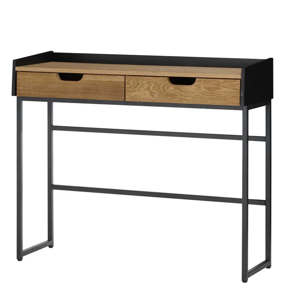 Wohnen 100x84x35 Konsolentisch Schreibtisch in Eiche - Sophiea