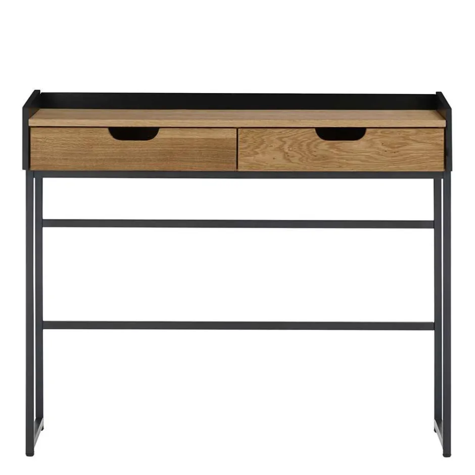 Wohnen 100x84x35 Konsolentisch Schreibtisch in Eiche - Sophiea