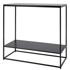 80x80x36 Konsoltisch aus Stahl in Schwarz - Esbessa^Wohnen New