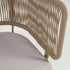 135x80x65 Kordelgeflecht Sofa mit Sitzpolster - Membres^Wohnen New