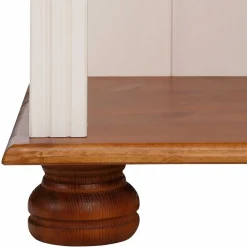 77x181x30 Landhaus Bücherregal aus Kiefer zweifarbig - Conzina^Wohnen Best