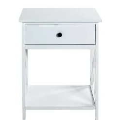 46x60x35 Landhaus Beistelltisch mit Schublade - Liv^Wohnen Clearance