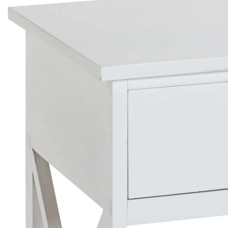 46x60x35 Landhaus Beistelltisch mit Schublade - Liv^Wohnen Clearance