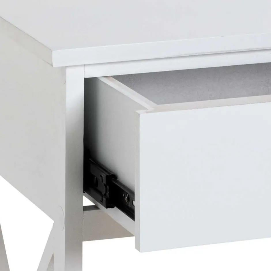 46x60x35 Landhaus Beistelltisch mit Schublade - Liv^Wohnen Clearance