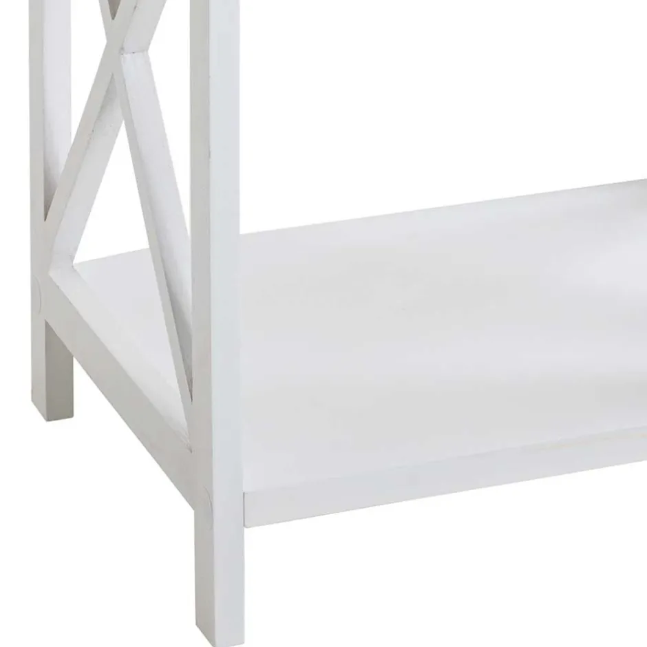 46x60x35 Landhaus Beistelltisch mit Schublade - Liv^Wohnen Clearance