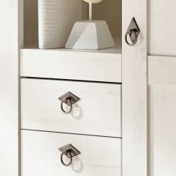 Wohnen 102x139x44 Landhaus Highboard zweifarbig - Diatara I