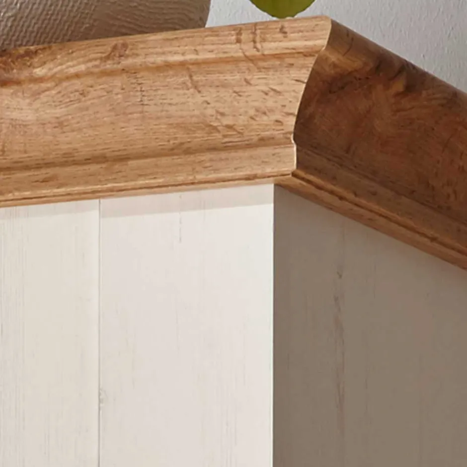 Wohnen 102x139x44 Landhaus Highboard zweifarbig - Diatara I