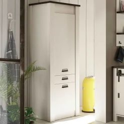 62x201x64 Landhaus Küchenschrank in Weiß - Eture^Wohnen Sale