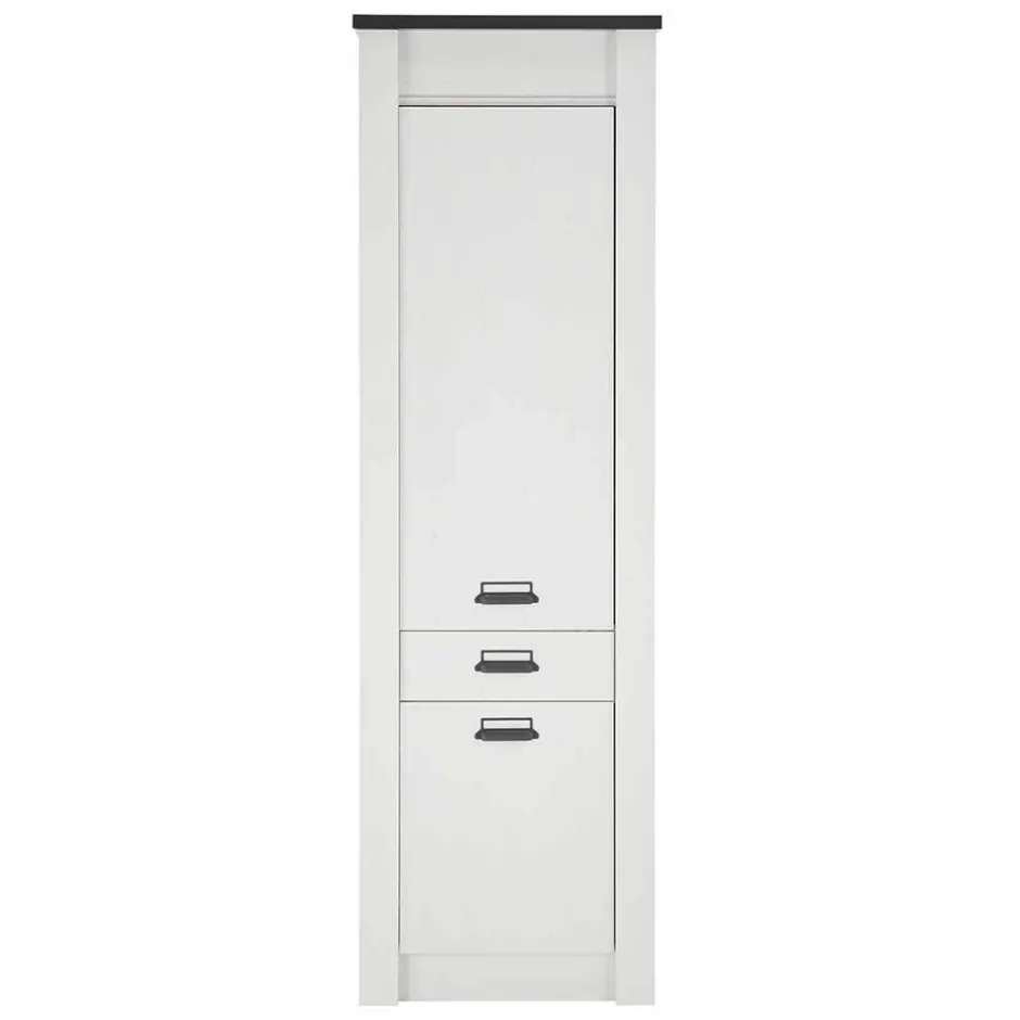 62x201x64 Landhaus Küchenschrank in Weiß - Eture^Wohnen Sale
