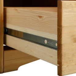 94x89x39 Landhaus Kommode in Kiefer Natur - Vocoja^Wohnen Online