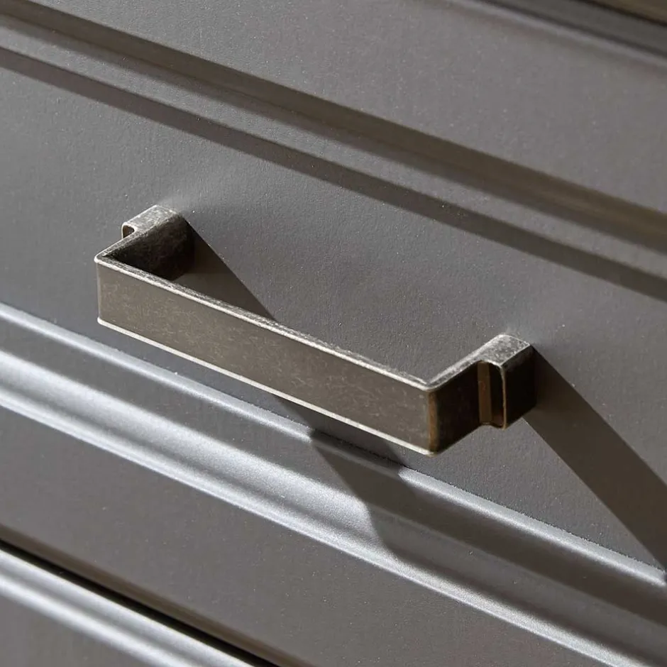 Wohnen 171x102x48 Landhaus Sideboard in Grau - Thumbs