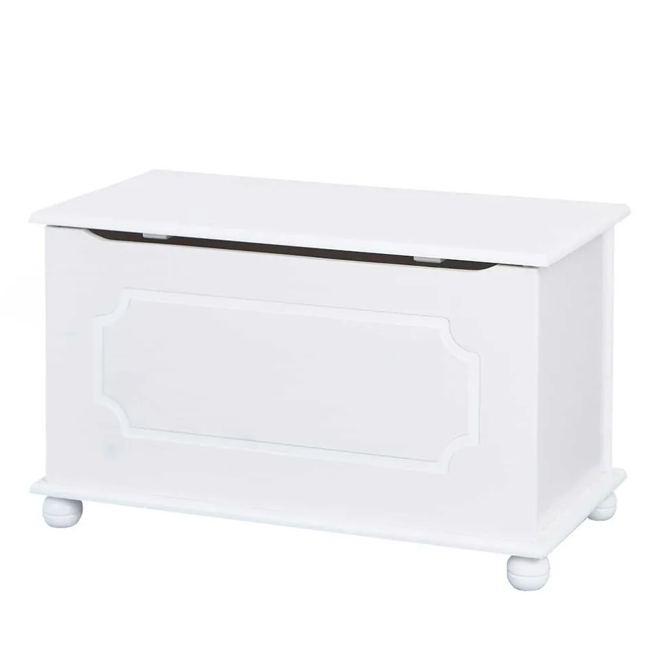 89x53x47 Landhaus Truhe in Weiß - Vaslui^Wohnen Hot