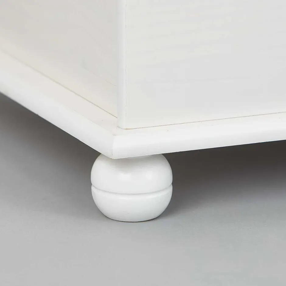 89x53x47 Landhaus Truhe in Weiß - Vaslui^Wohnen Hot