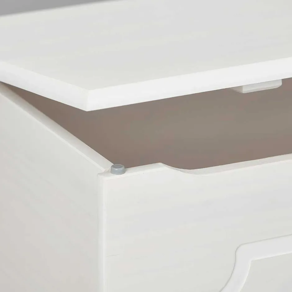 89x53x47 Landhaus Truhe in Weiß - Vaslui^Wohnen Hot