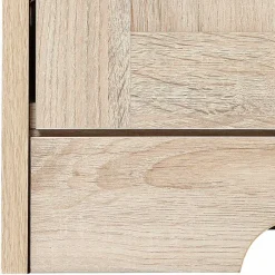 Wohnen 120x45x40 Landhaus TV Element in Eiche Holzdekor - Rienva