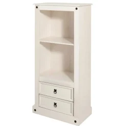 65x140x38 Landhausregal in Weiß - Henvic^Wohnen Clearance