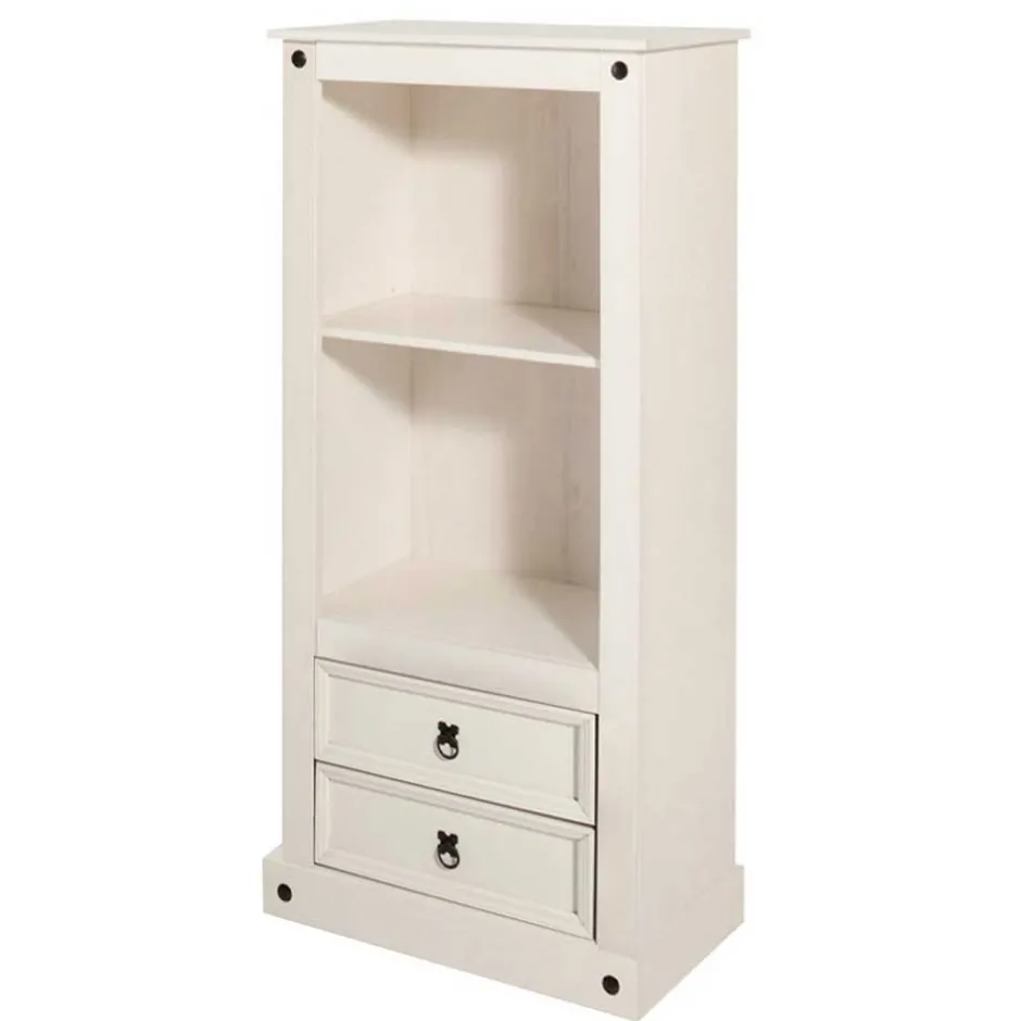 65x140x38 Landhausregal in Weiß - Henvic^Wohnen Clearance