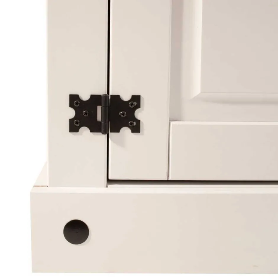 65x140x38 Landhausregal in Weiß - Henvic^Wohnen Clearance