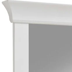 Wohnen 65x85x14 Landhausspiegel in Weiß - Satumare