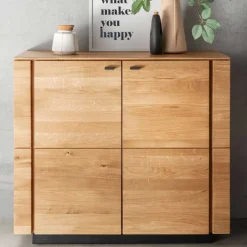 97x86x42 Massivholz Kommode mit zwei Türen - Emelyas^Wohnen Outlet