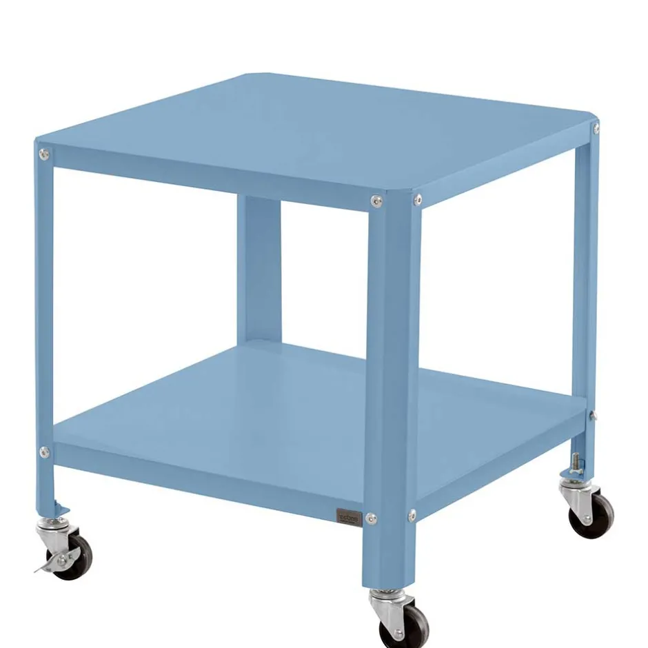 46x48x46 Metall Beistelltisch in Petrol Blau - Fotios^Wohnen Discount