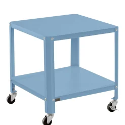 46x48x46 Metall Beistelltisch in Petrol Blau - Fotios^Wohnen Discount