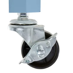 46x48x46 Metall Beistelltisch in Petrol Blau - Fotios^Wohnen Discount