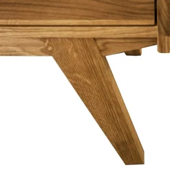 Wohnen 100x143x50 Mid Century Schrank mit Glas Türen - Hardus I