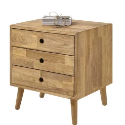 Wohnen 42x45x35 Nachtkommode aus Eiche massiv - Kopiana