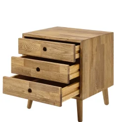 Wohnen 42x45x35 Nachtkommode aus Eiche massiv - Kopiana
