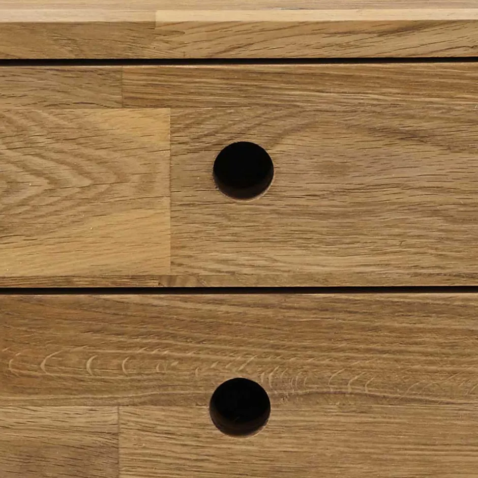 Wohnen 42x45x35 Nachtkommode aus Eiche massiv - Kopiana