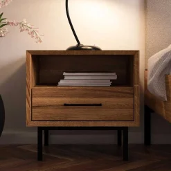 51x50x40 Nachtkommode mit Fach & Schublade - Kerfa^Wohnen Sale