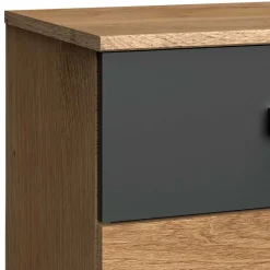 Wohnen 52x40x38 Nachtschrank mit zwei Schubladen - Enegal