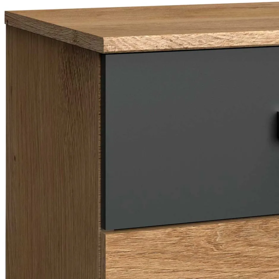 Wohnen 52x40x38 Nachtschrank mit zwei Schubladen - Enegal