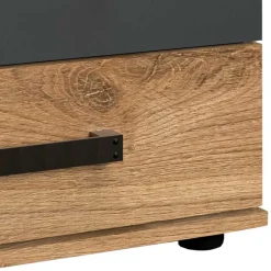 Wohnen 52x40x38 Nachtschrank mit zwei Schubladen - Enegal
