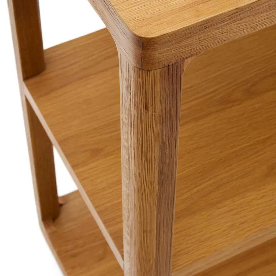 Wohnen 180x81x40 Offenes Standregal mit vier Fächern - Mercana